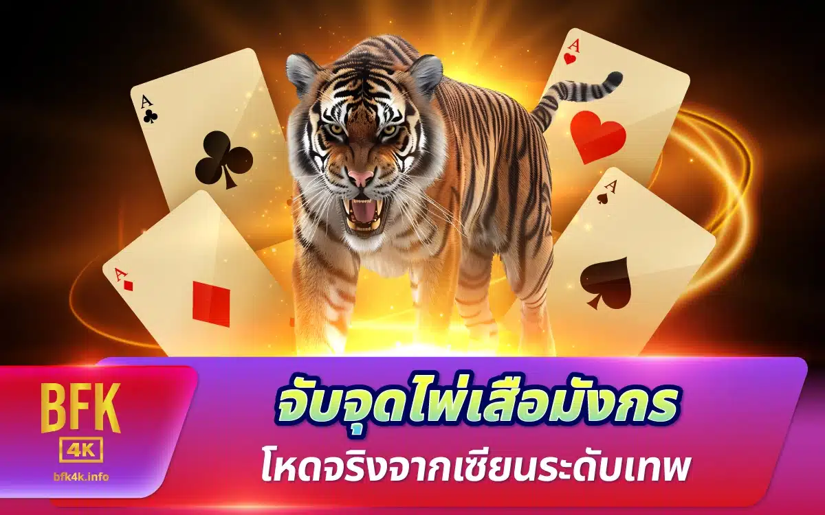 จับจุดไพ่เสือมังกร โหดจริงจากเซียนระดับเทพ